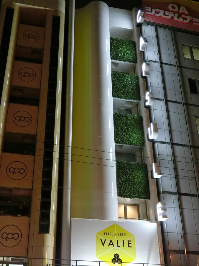 Capsule Hotel Valie Ebisucho Osaka Exteriör bild