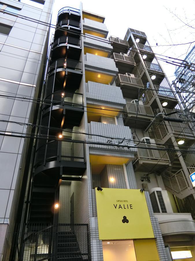 Capsule Hotel Valie Ebisucho Osaka Exteriör bild